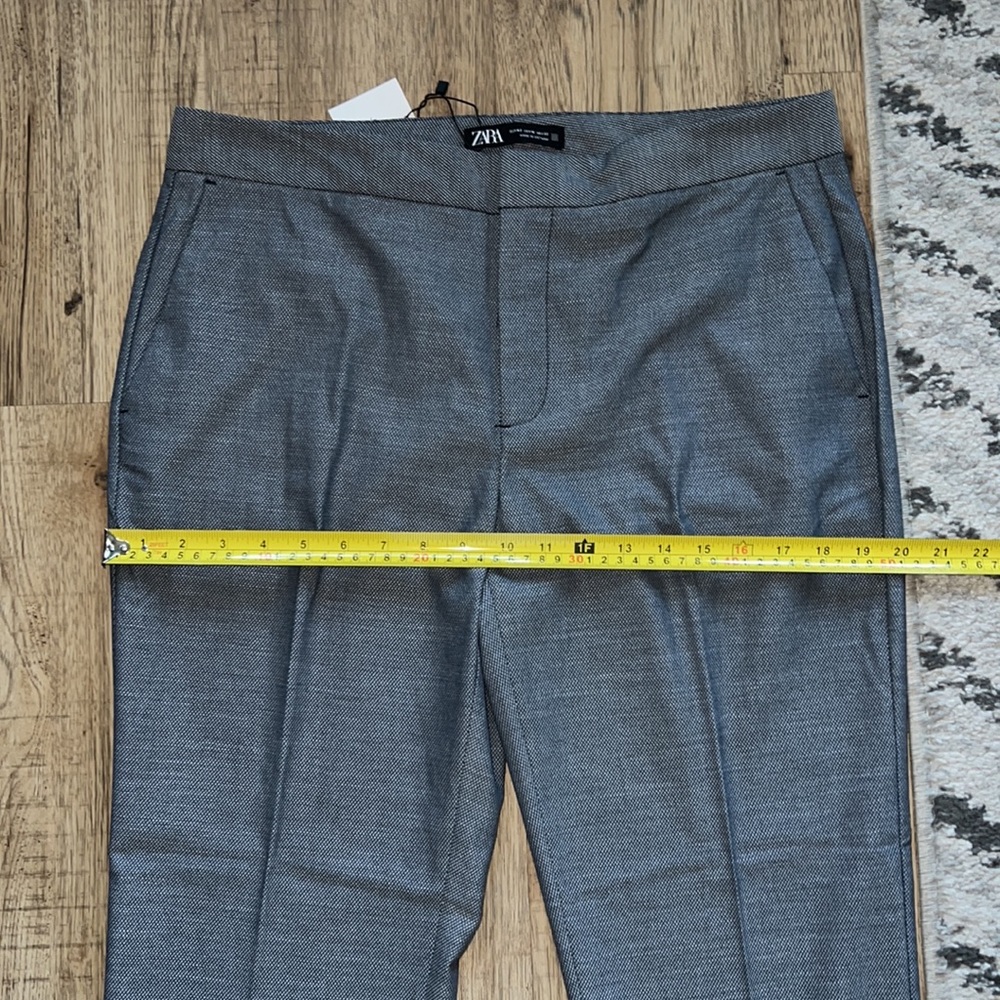 NEW! Zara SUIT SET Heathered Tailored Blazer and Cigarette Pants - Picture 14 of 16
